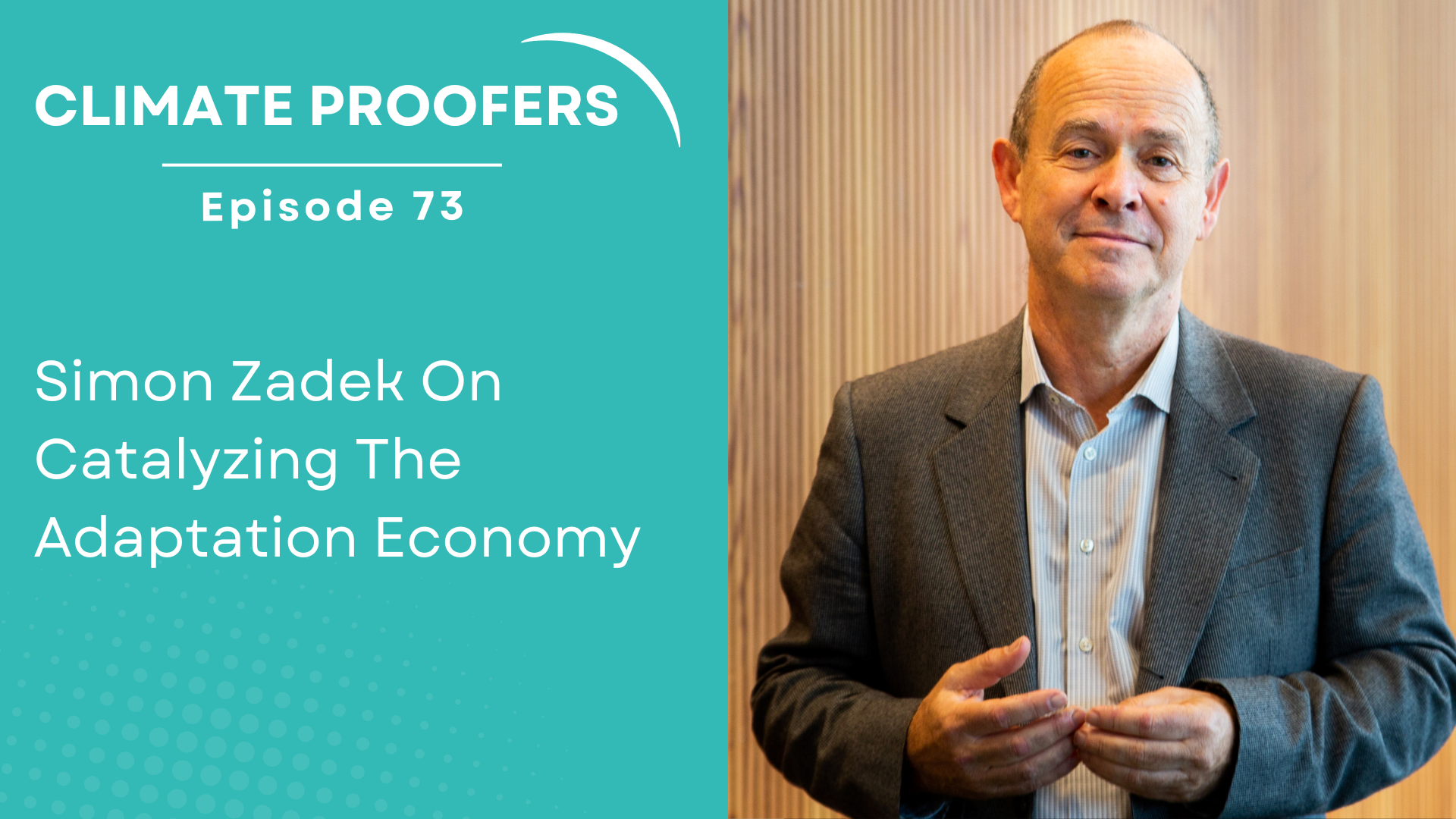 Simon Zadek On Catalyzing The Adaptation Economy