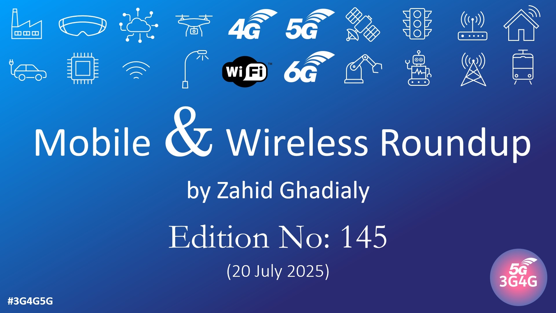 Mobile & Wireless Roundup No. 145