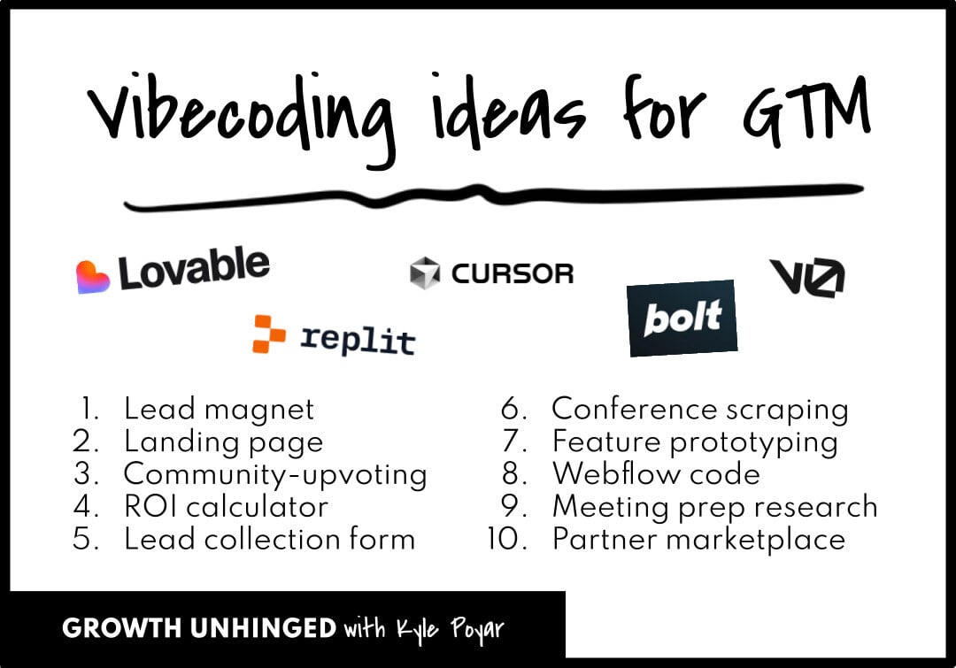 You should play with vibecoding for GTM