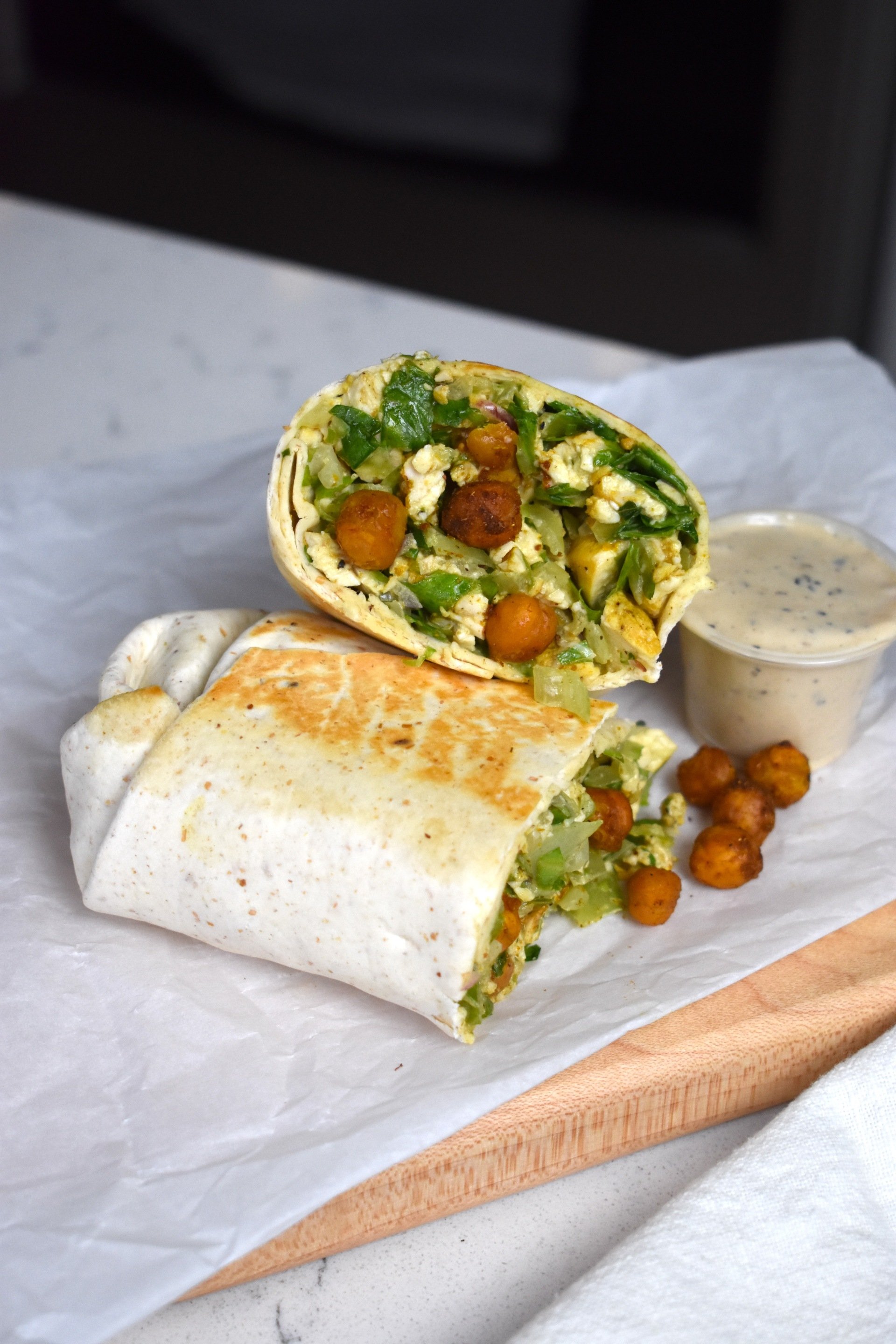 Tandoori Chicken Chopped Caesar Wrap