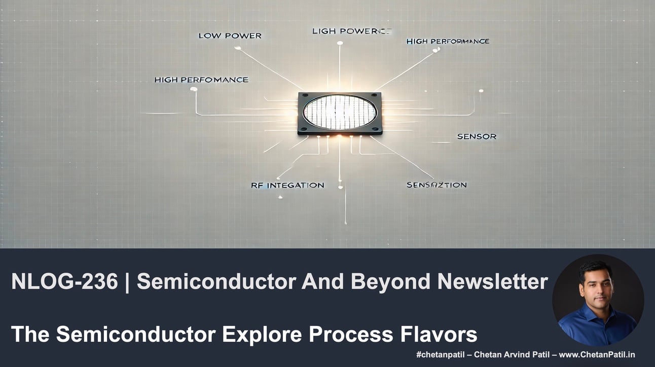 NLOG-236 | Semiconductor And Beyond Newsletter | The Semiconductor Explore Process Flavors
