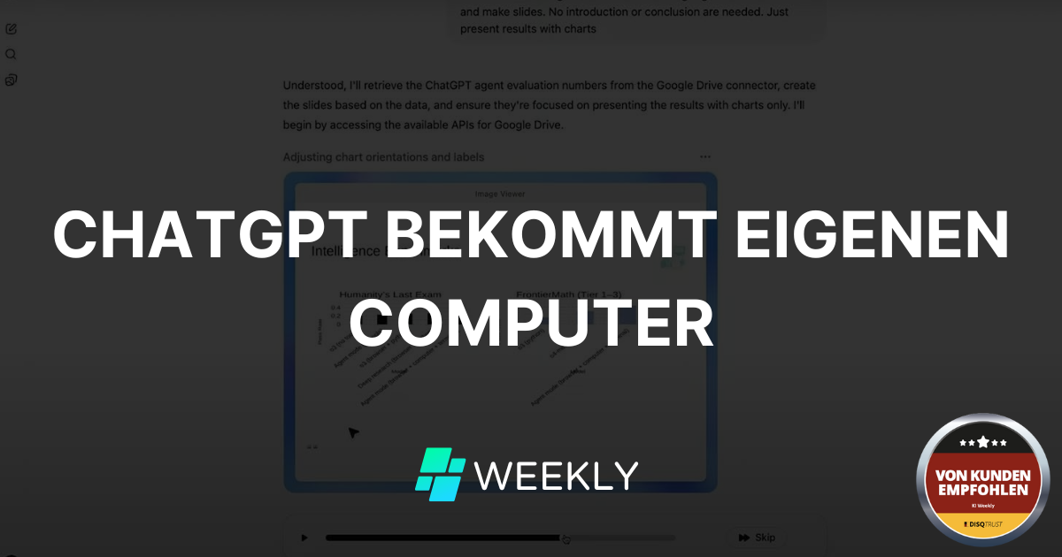 🧠 ChatGPT bekommt eigenen Computer