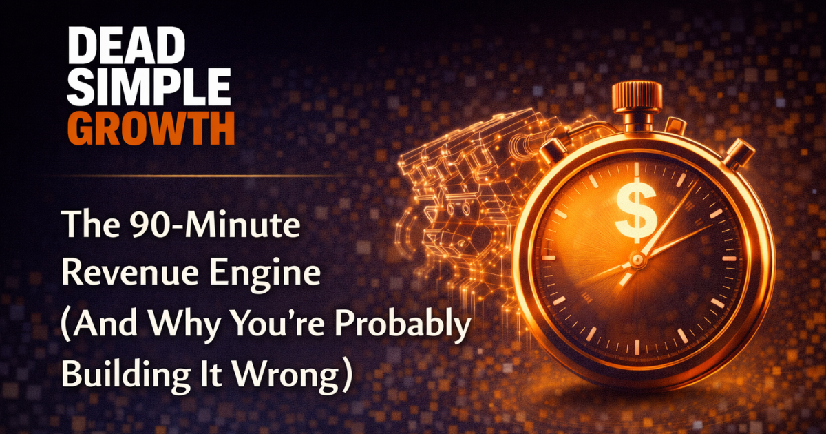 The 90-Minute Revenue Engine (And Why You're Probably Building It Wrong)