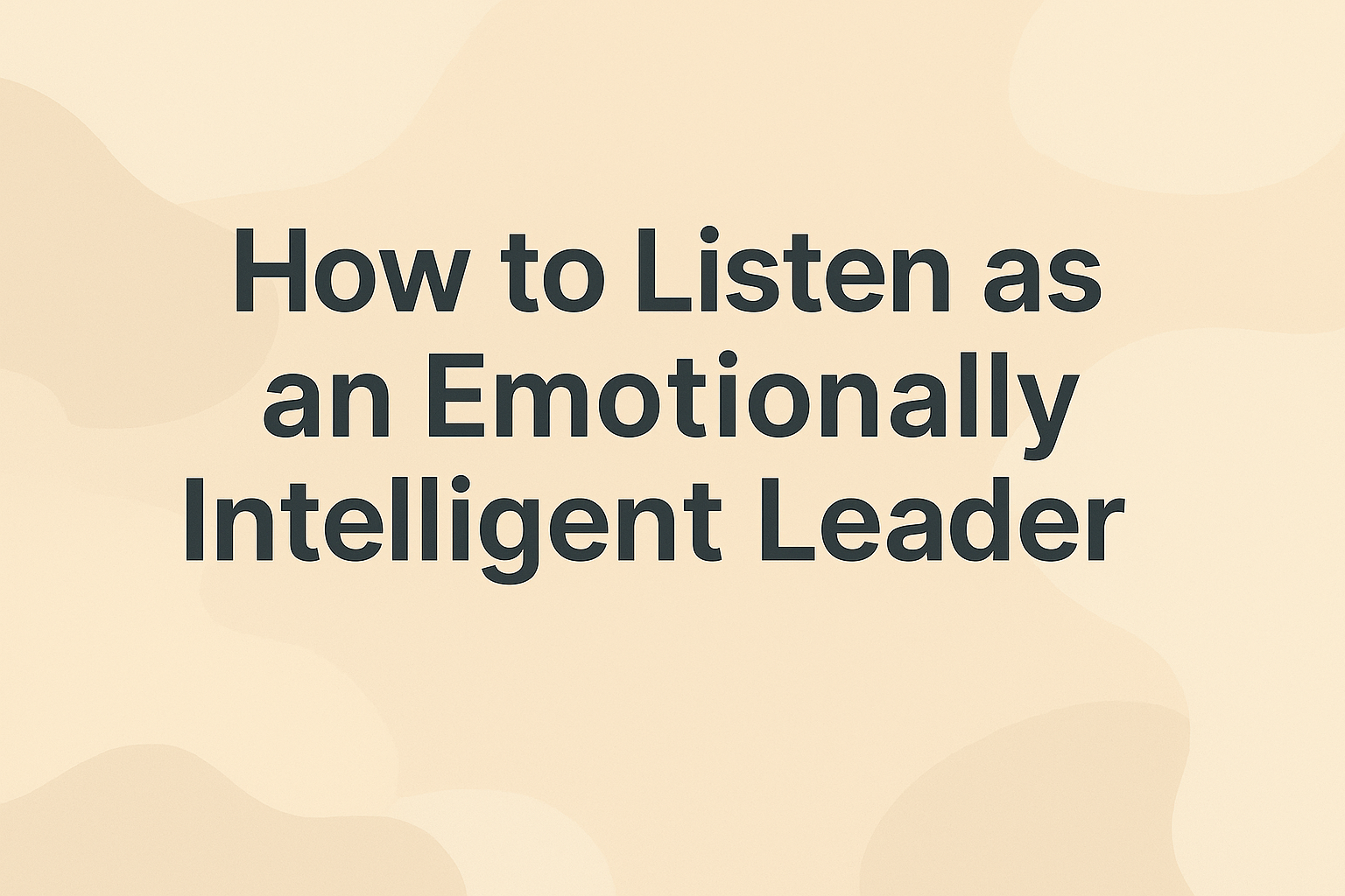 🧠 Are you really listening?