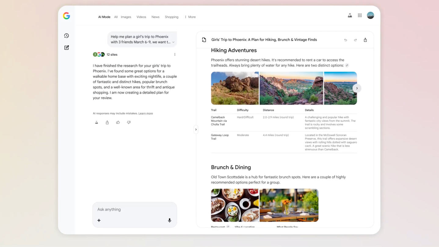Google Adds Canvas AI Trip Builder — Here’s How It Works 