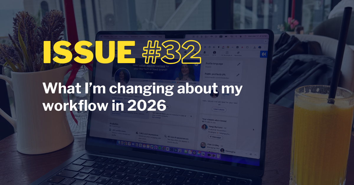 👩‍💻What I’m Changing About My Workflow in 2026
