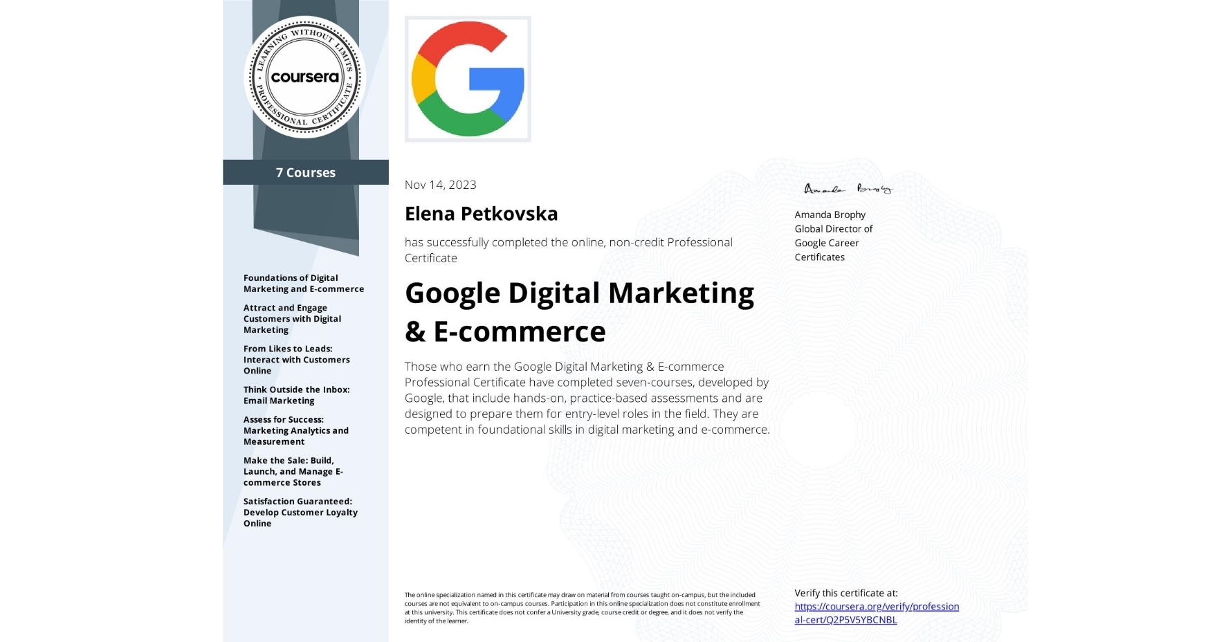 Is the Google Digital Marketing & E-Commerce Certificate Worth It in 2025