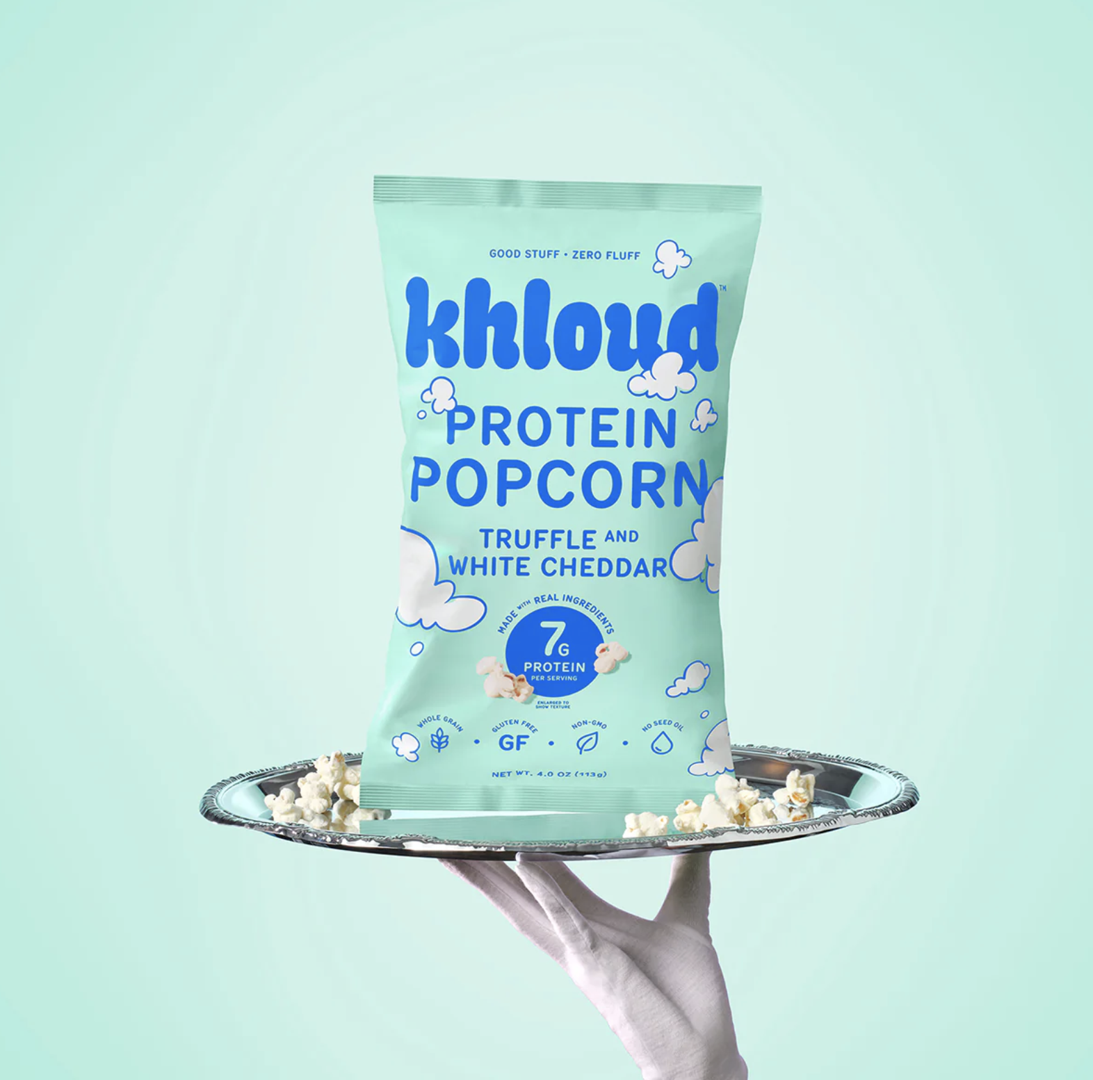 Khloud Protein Popcorn Adds Truffle White Cheddar as Its Second New Flavor