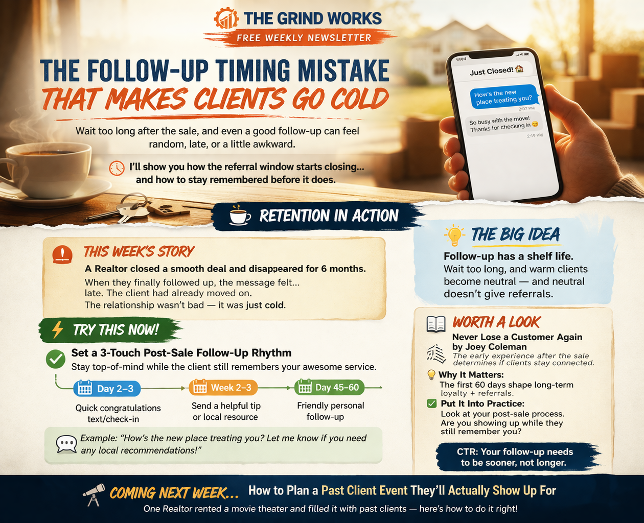 ⚙️The Follow-Up Timing Mistake That Makes Clients Go Cold