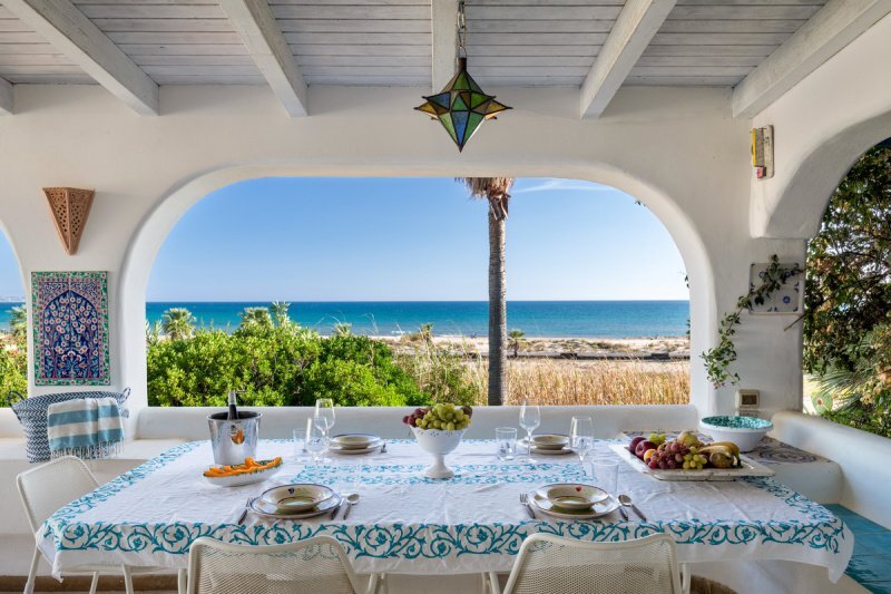 Mediterranean Seaside Villa with Panoramic Views