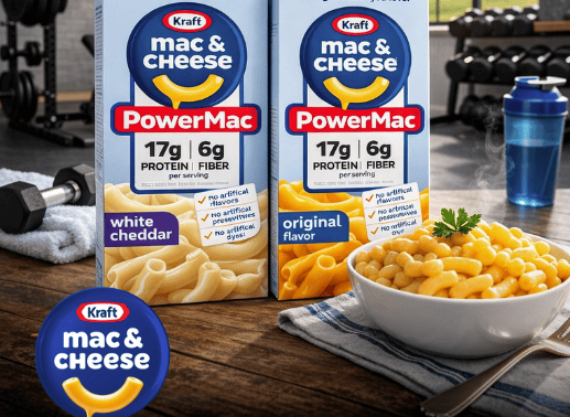 Kraft Mac & Cheese Launches PowerMac With Added Protein And Fiber