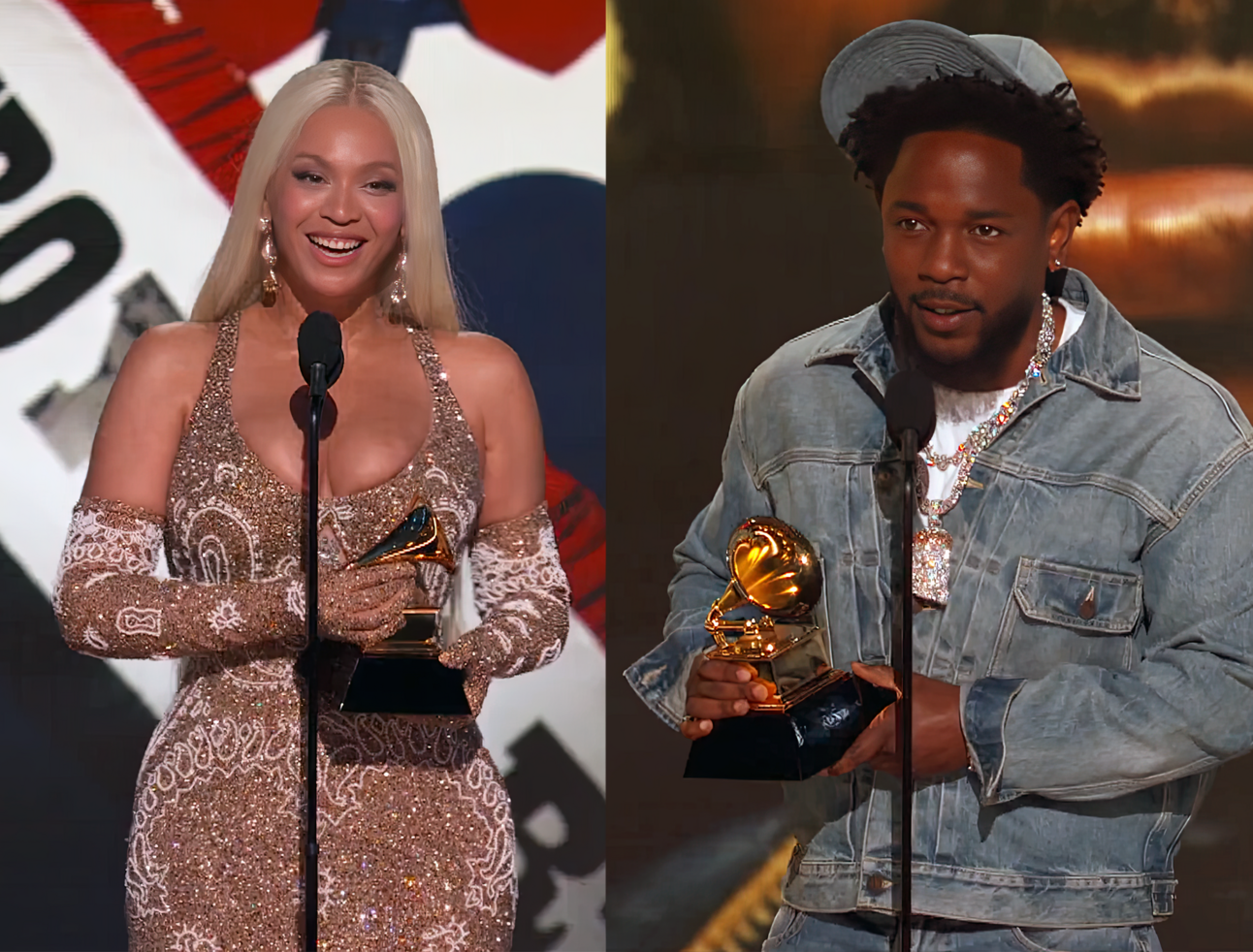 Beyoncé and Kendrick Lamar Make History at the 2025 GRAMMYs