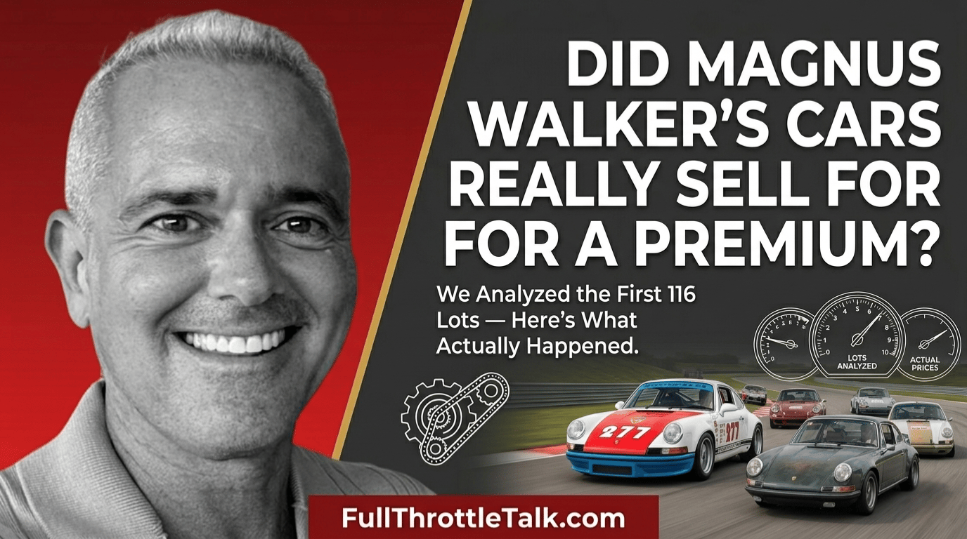 🏷️ Did Magnus Walker’s Cars Really Sell for a Premium?