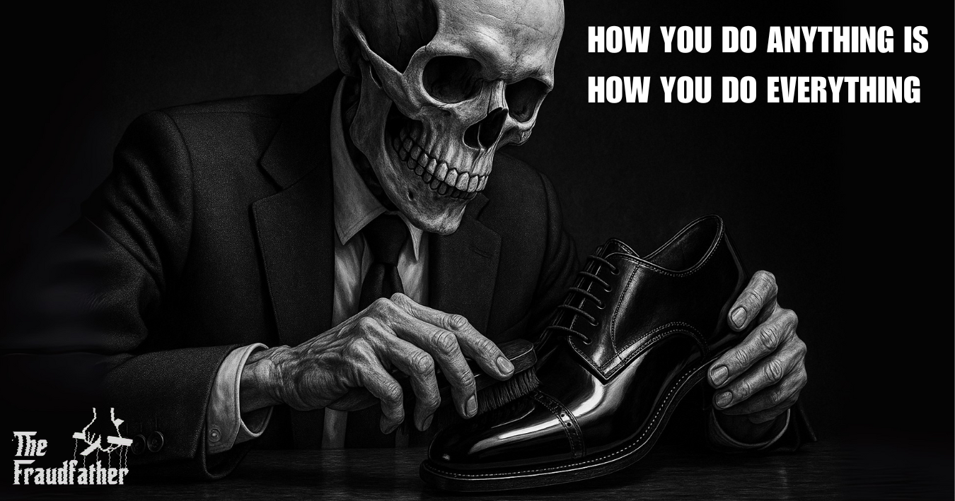 How You Do Anything is How You Do Everything.