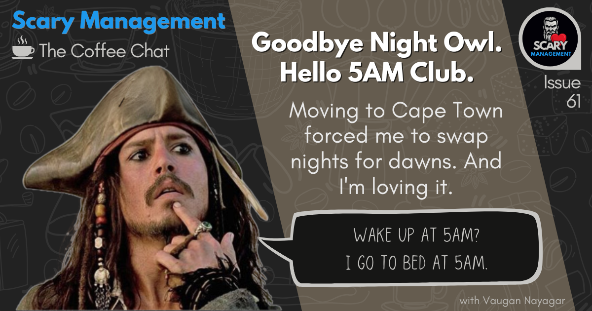 Goodbye Night Owl. Hello 5AM Club.