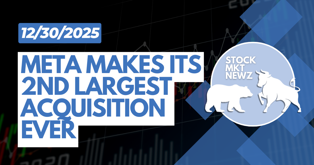META MAKES ITS 2ND LARGEST ACQUISITION EVER