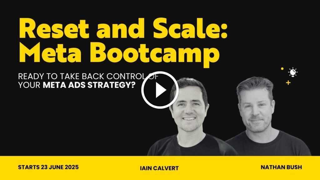 Feeling Out of Control With Your Meta Ads? Join our 4 Week Bootcamp