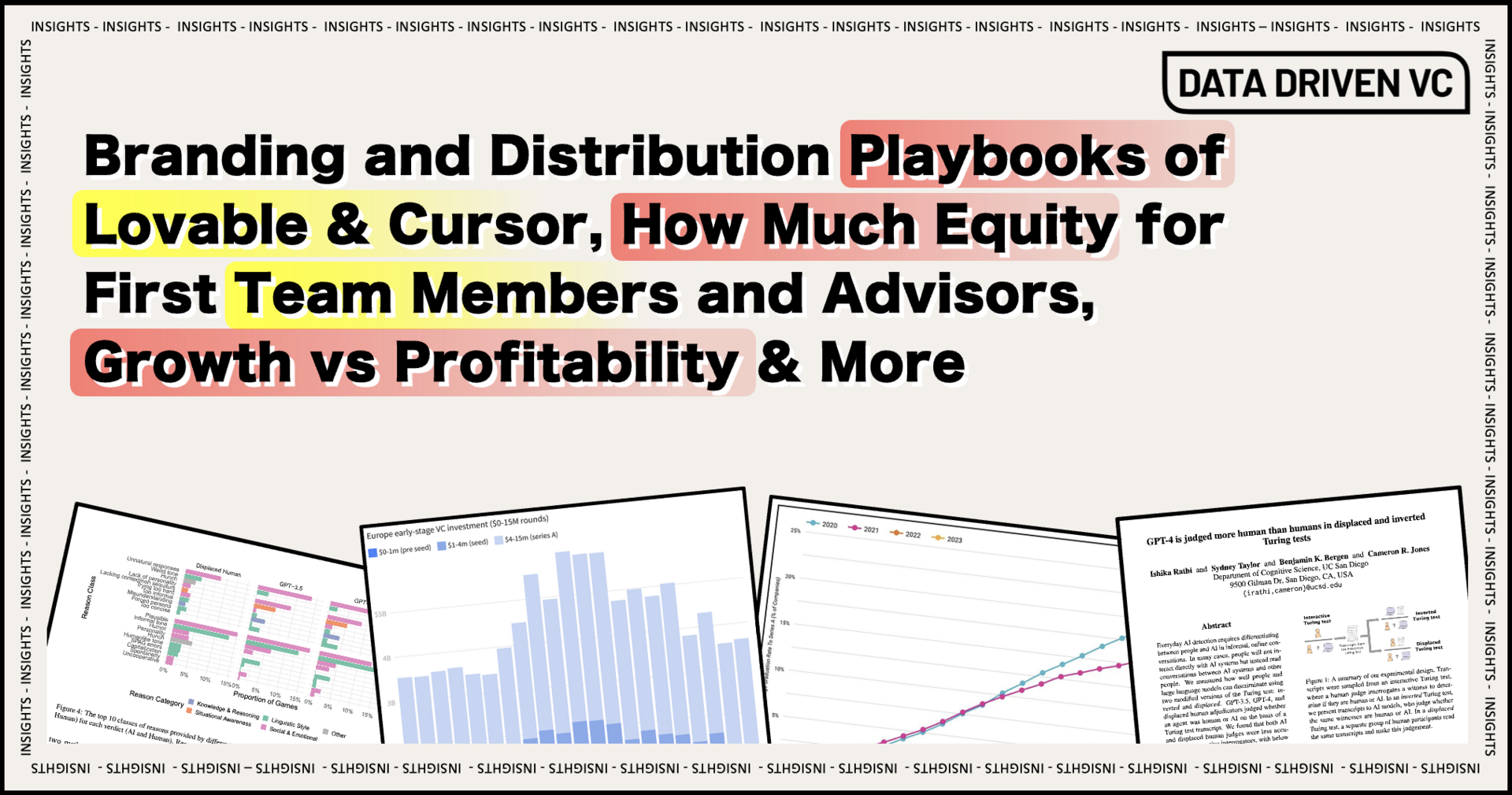 💥Branding and Distribution Playbooks of Lovable & Cursor, How Much Equity for First Team Members and Advisors, Growth vs Profitability & More 