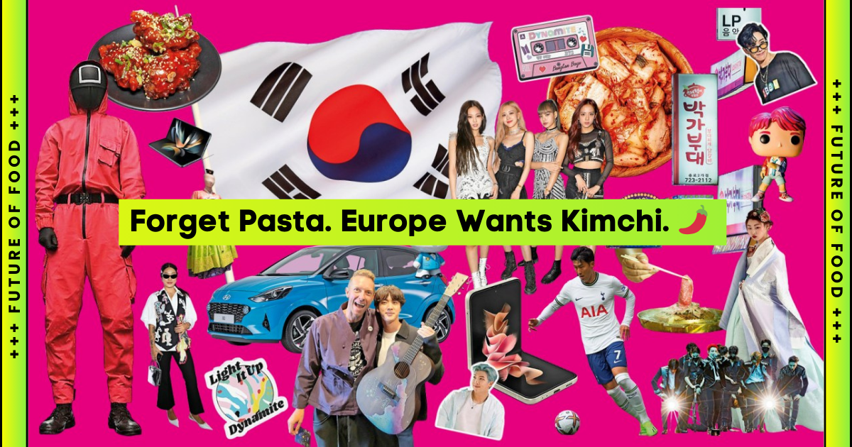 Forget Pasta. Europe Wants Kimchi 🌶️