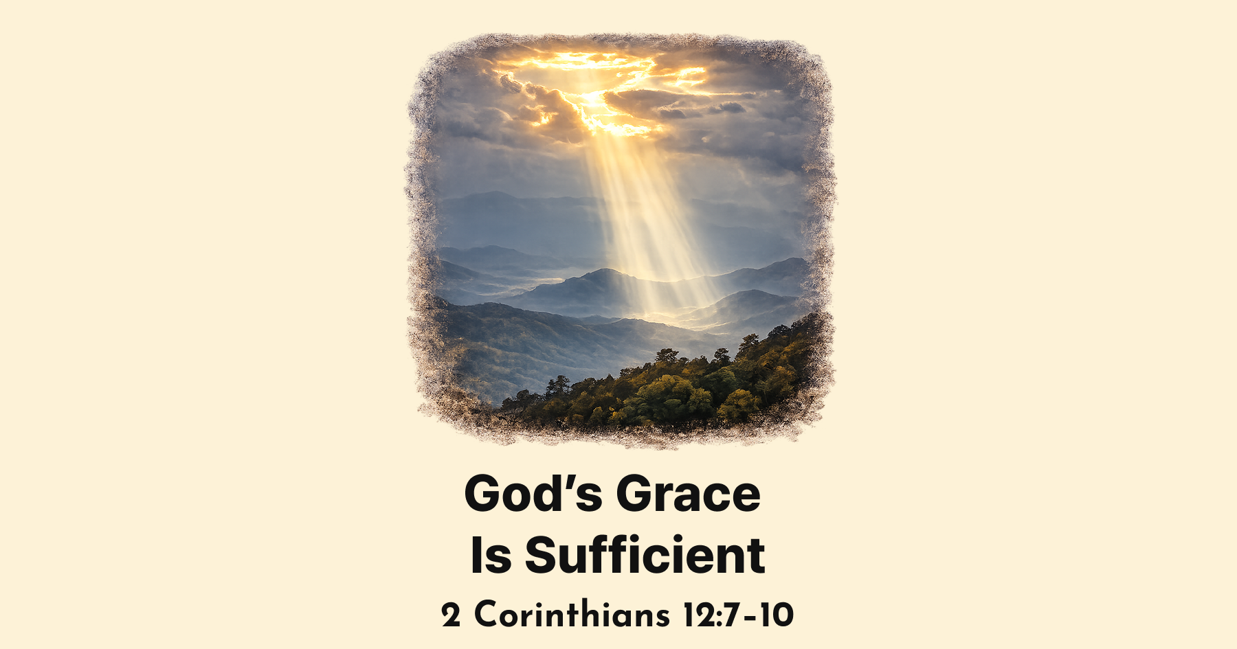 💧 His Grace Is Enough