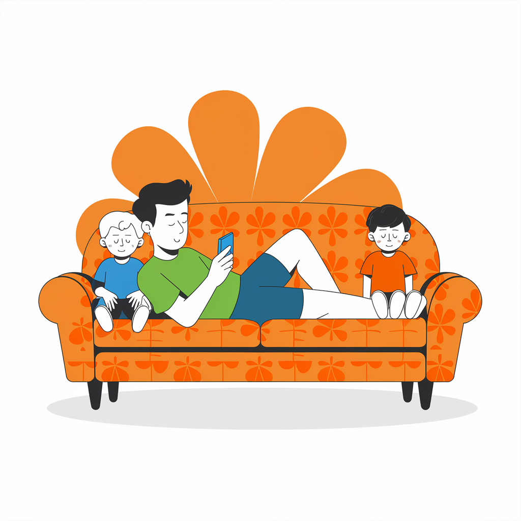 10 Tips for Lazy Dads to Keep Their Kids Entertained Without Moving Much