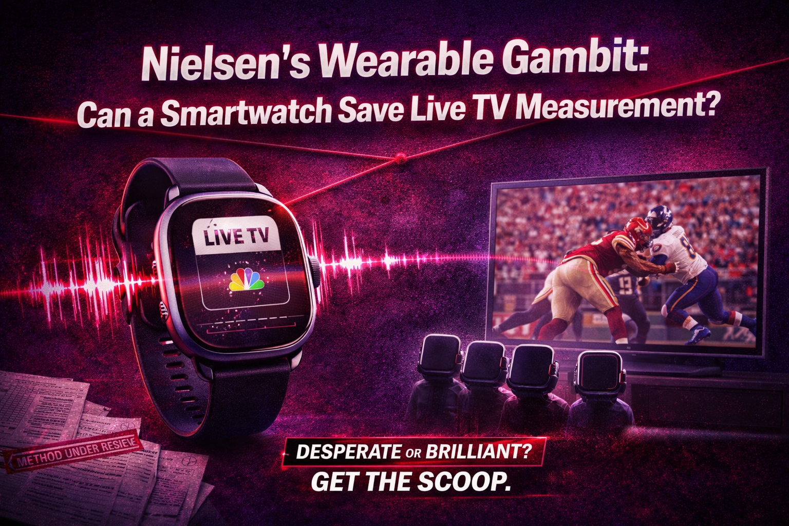 Nielsen's Wearable Gambit: Can a Smartwatch Save Live TV Measurement?