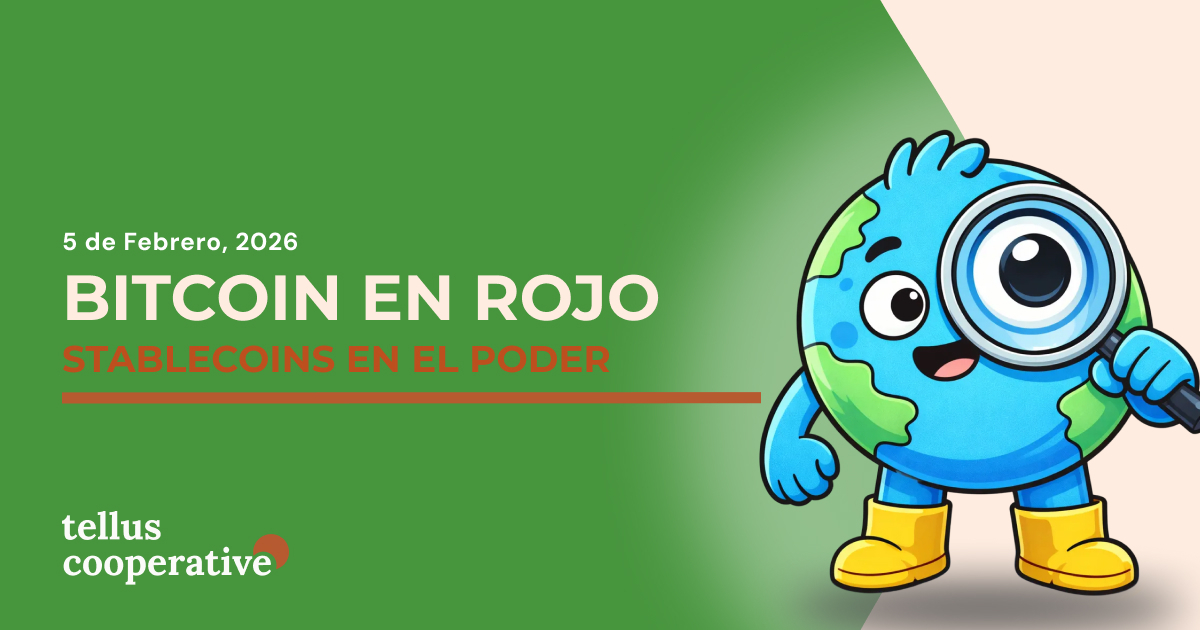 Bitcoin en rojo, stablecoins en el centro del poder
