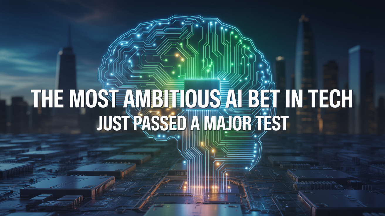 The Most Ambitious AI Bet in Tech Just Passed a Major Test