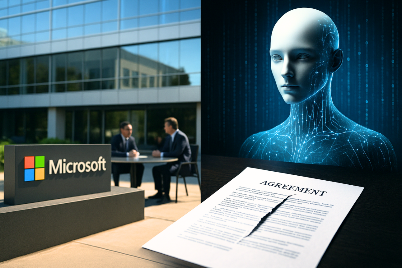 Microsoft and OpenAI Clash Over AGI Clause in Partnership Agreement