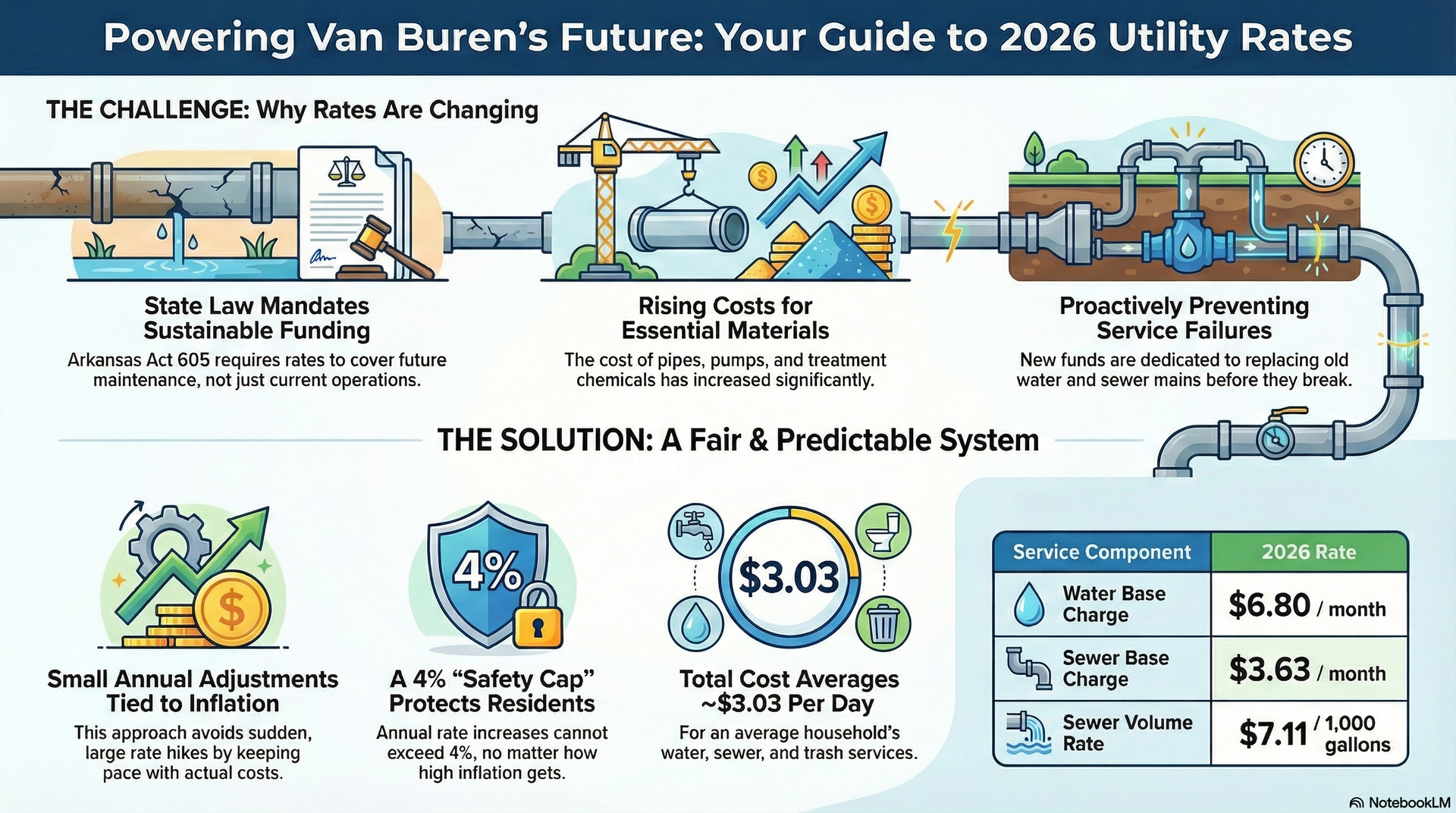 The Price of Progress: Understanding Van Buren’s 2026 Utility Rate Adjustments