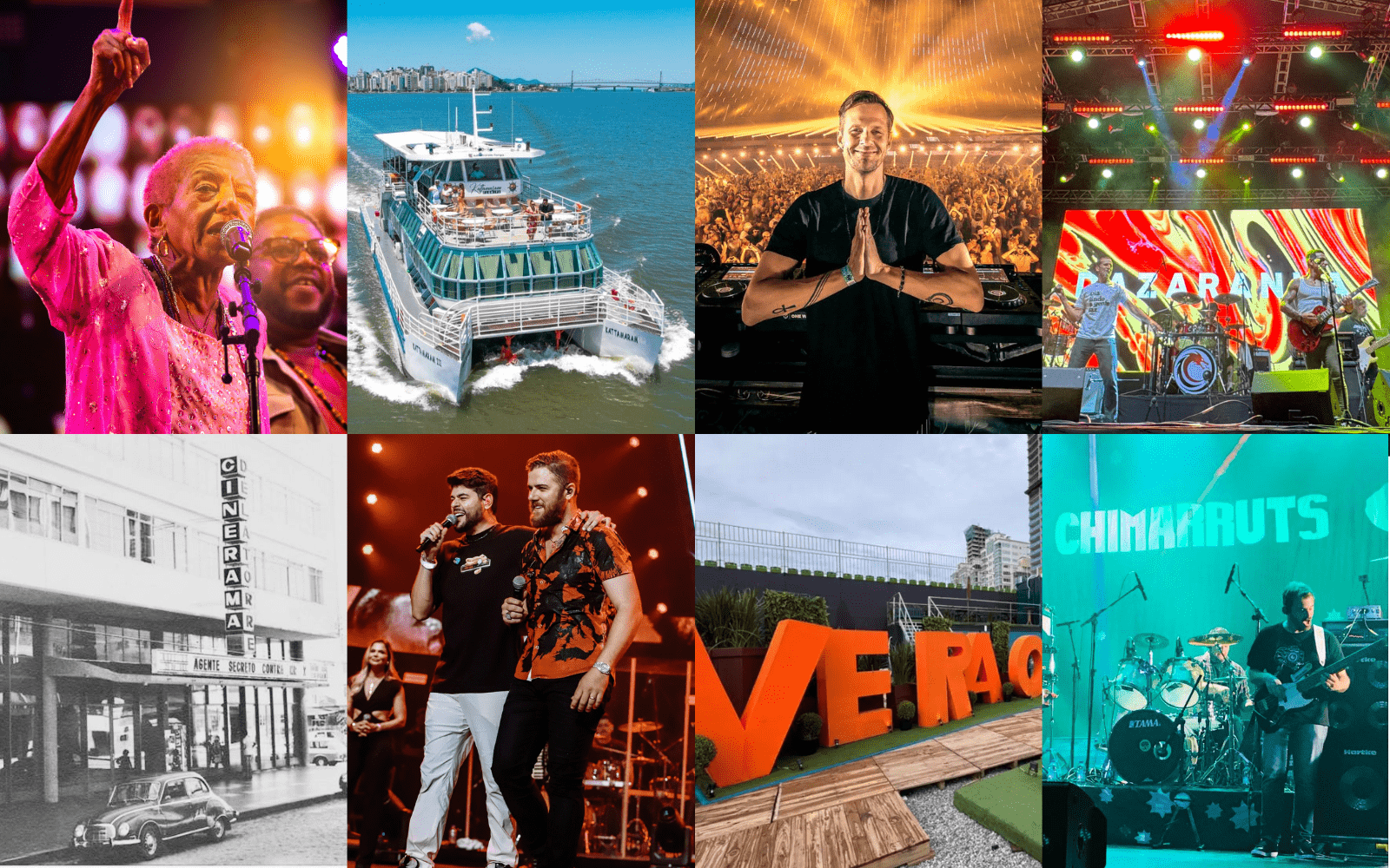 SESC Verão 2026, novo catamarã em Itapema e +50 festas e shows no fim de semana