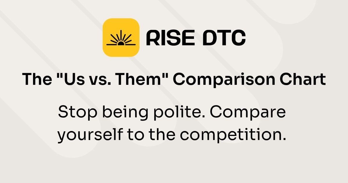 The "Us vs. Them" Comparison Chart