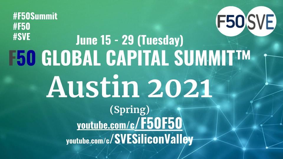 Agenda of F50 Global Summit -Austin 2021