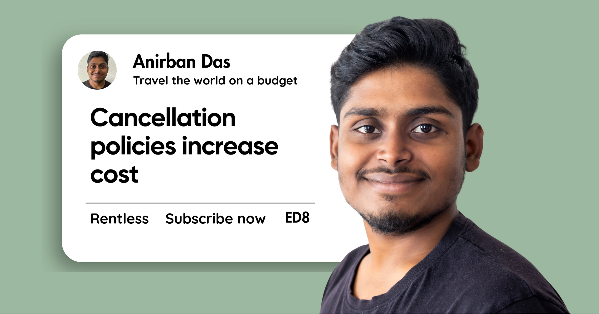 Cancellation policies increase cost