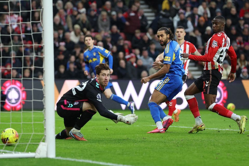 Calvert-Lewin makes history as Leeds battle back for point at Sunderland