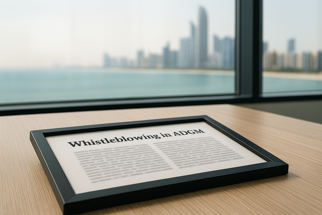Whistleblowing in ADGM: A Review of the 2024 Protection Regulations