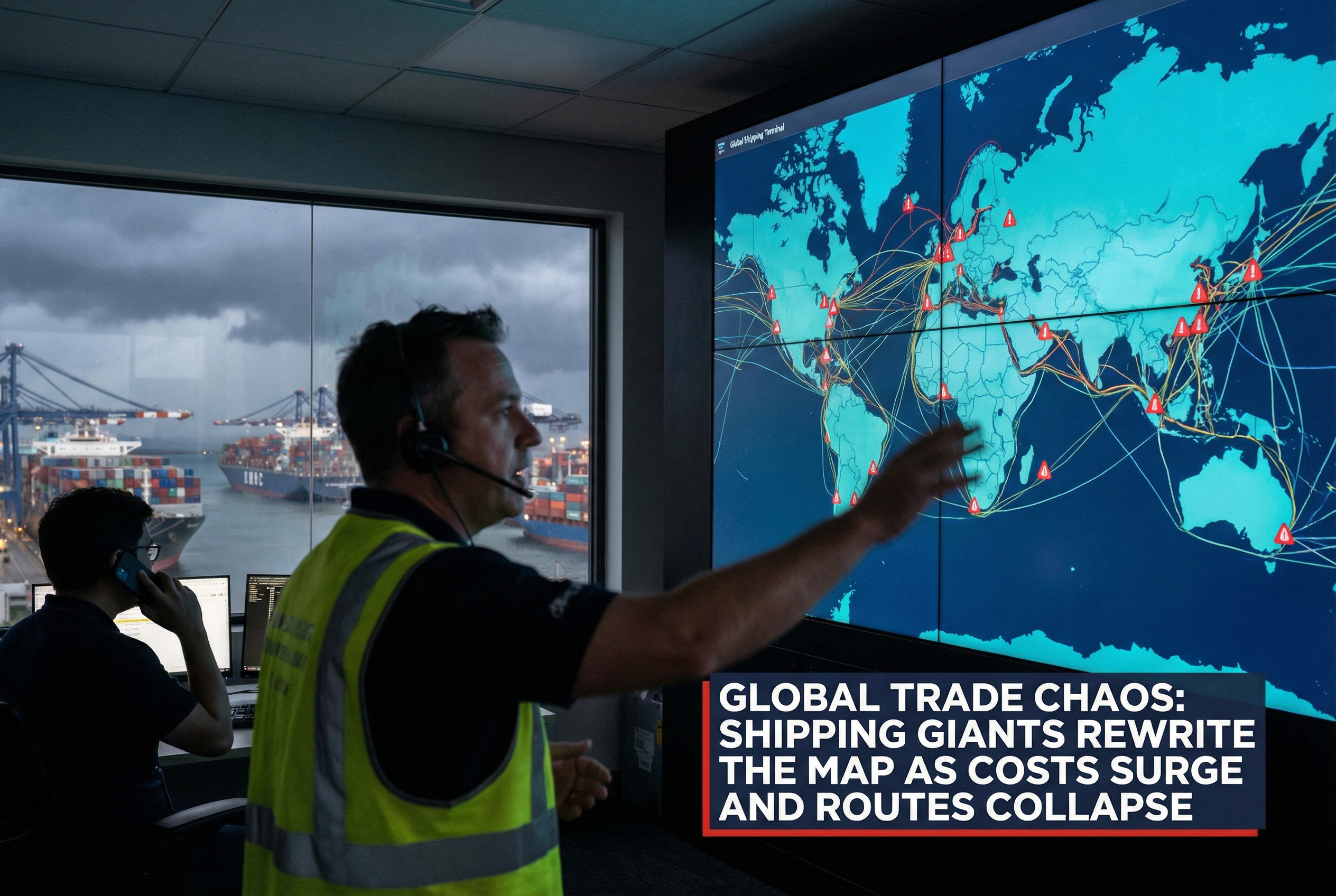Global Trade Chaos: Shipping Giants Rewrite the Map as Costs Surge and Routes Collapse