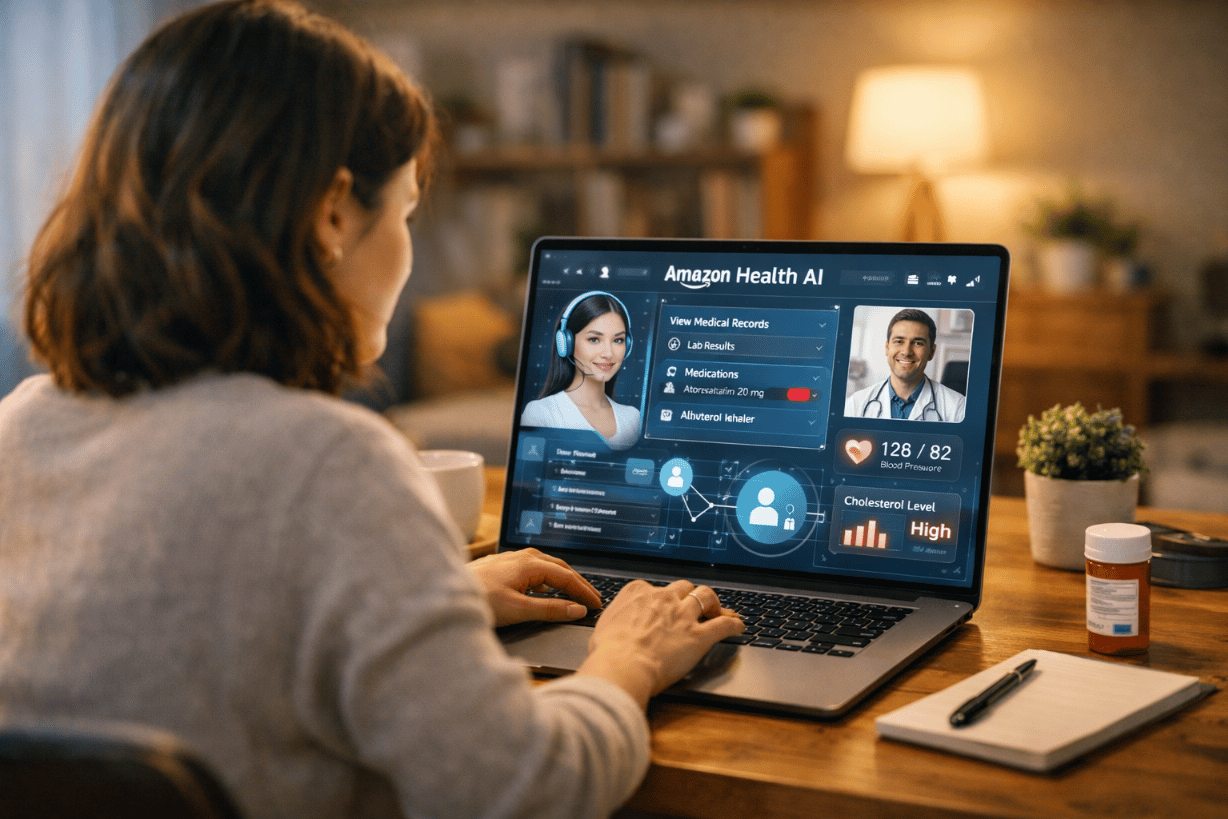 Amazon Launches Health AI Agent to Navigate Care, Records, and Prescriptions