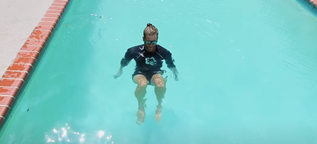 How to Stand Up From A Back Float