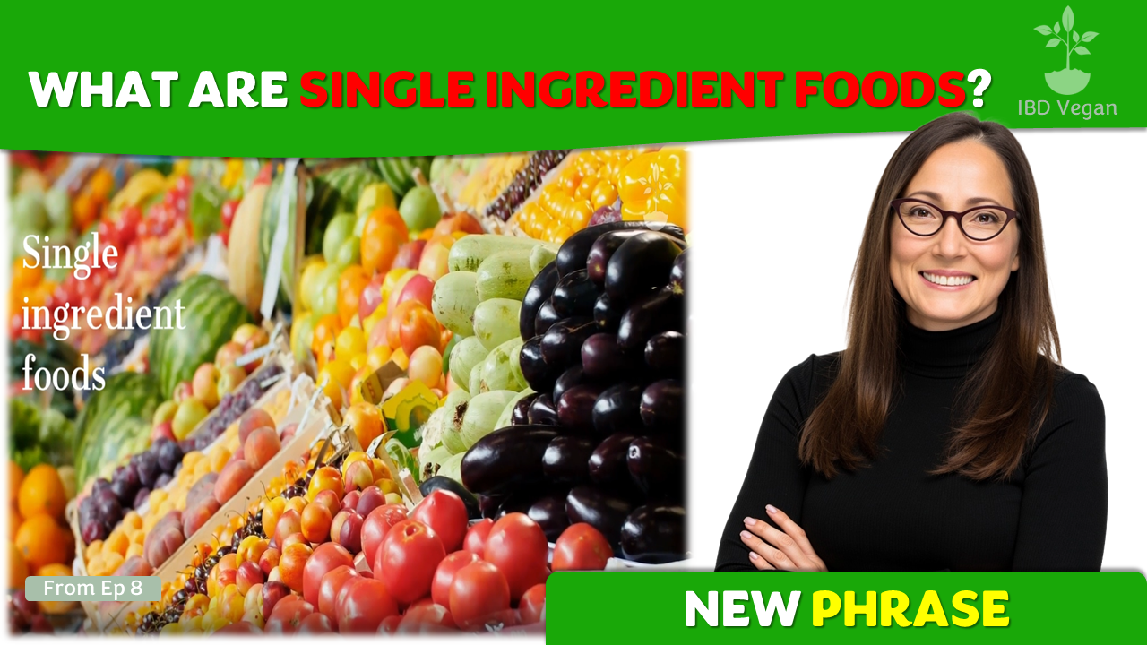 What are "Single Ingredient Foods"? New Phrase | from Ep 008