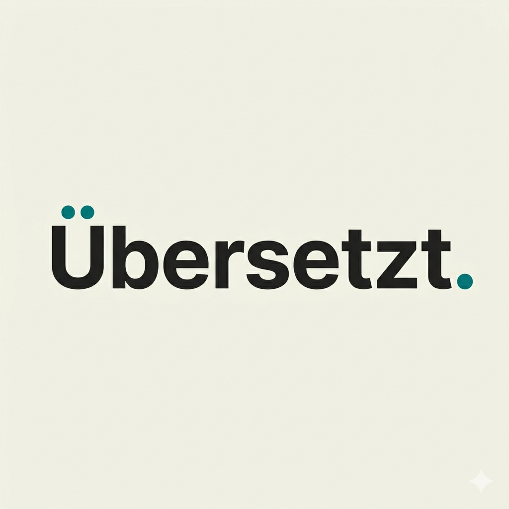Übersetzt. — Ausgabe #1