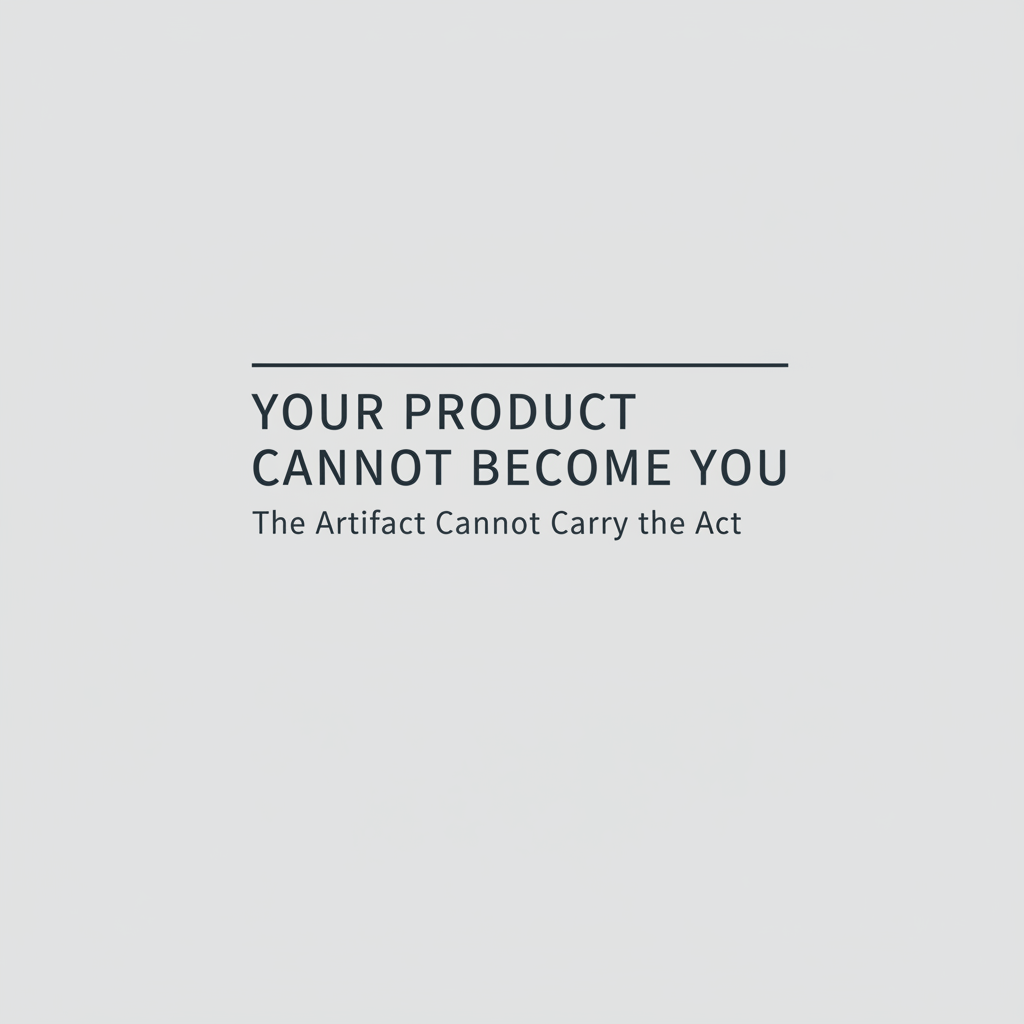 Your Product Cannot Become You