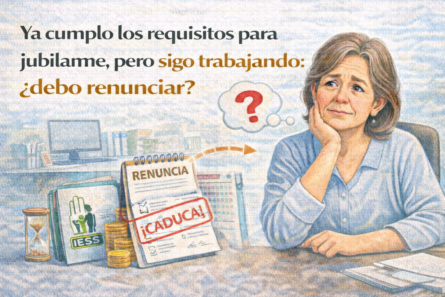 ¿Debo renunciar? Cumplo los requisitos para jubilarme, pero sigo trabajando🤔 