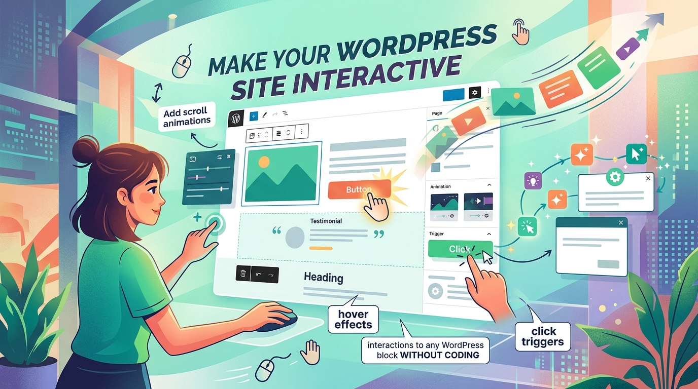 Interactions: Make Your WordPress Site Interactive – Add Scroll Animations, Hover Effects, Click Triggers, and Interactions to Any WordPress Block Without Coding – My AppSumo Review