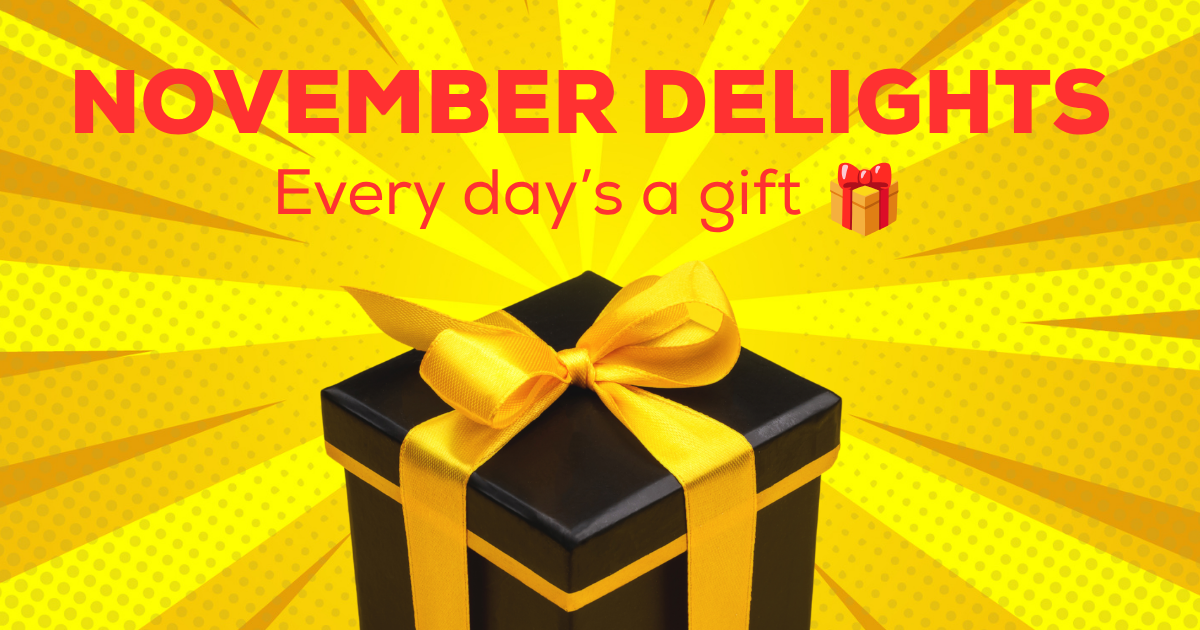 November’s got a new flavour — pure delight 🍰