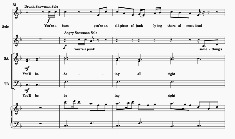 "Blue Christmas of New York" Sheet Music