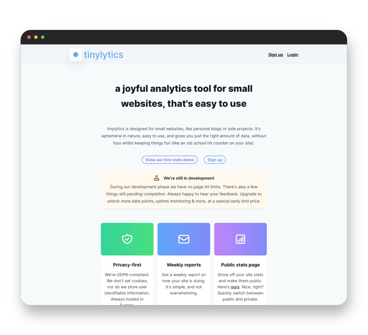 📥 How This Website Analytics Tool Got Its First Sales