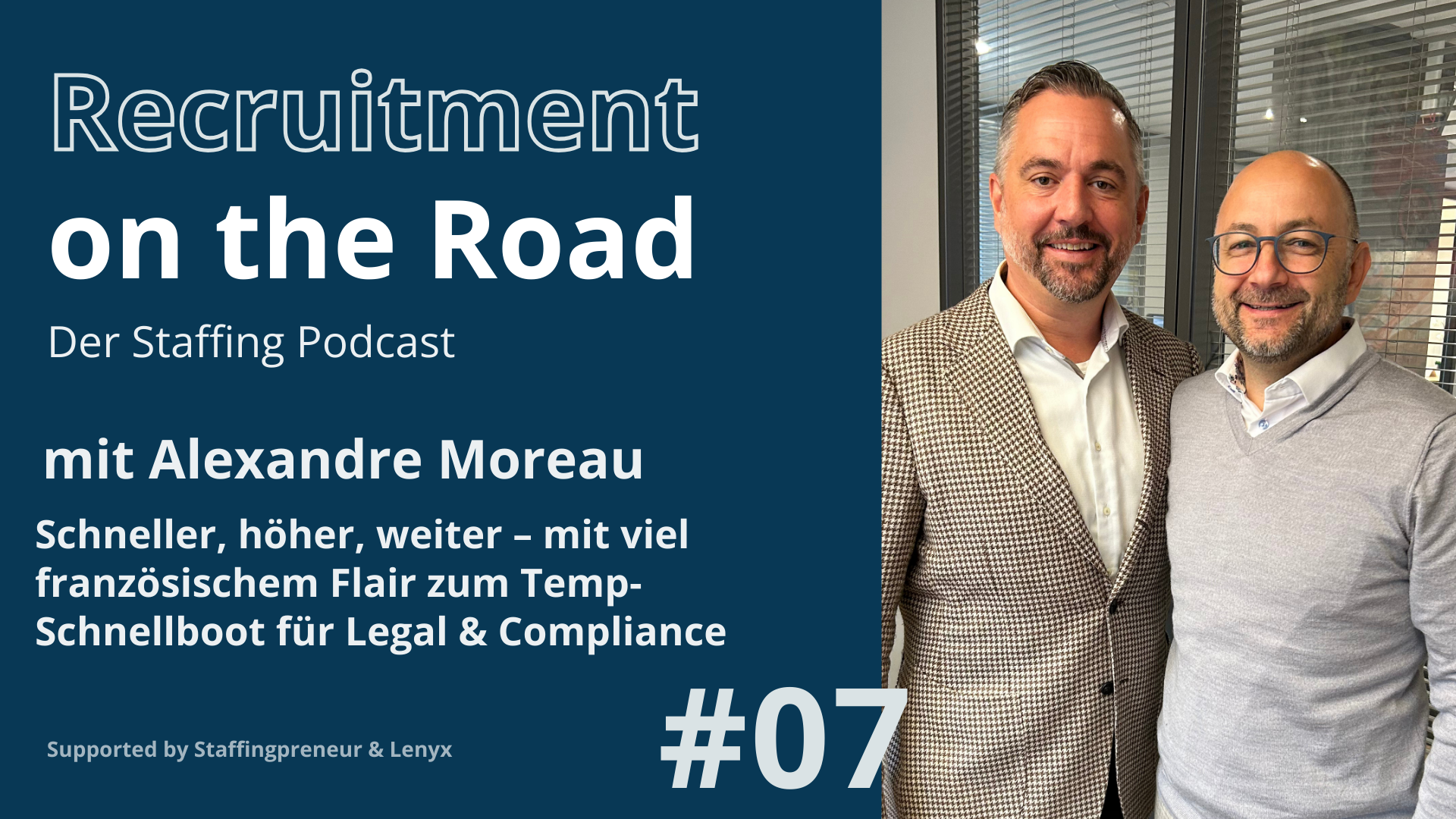 Podcast #7 mit Alexandre Moreau | Geschäftsführer Flex Suisse