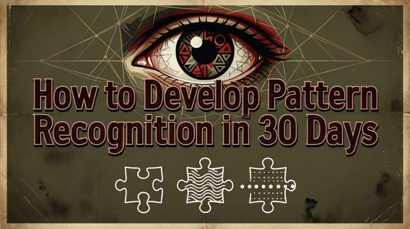 How to Develop Pattern Recognition in 30 Days