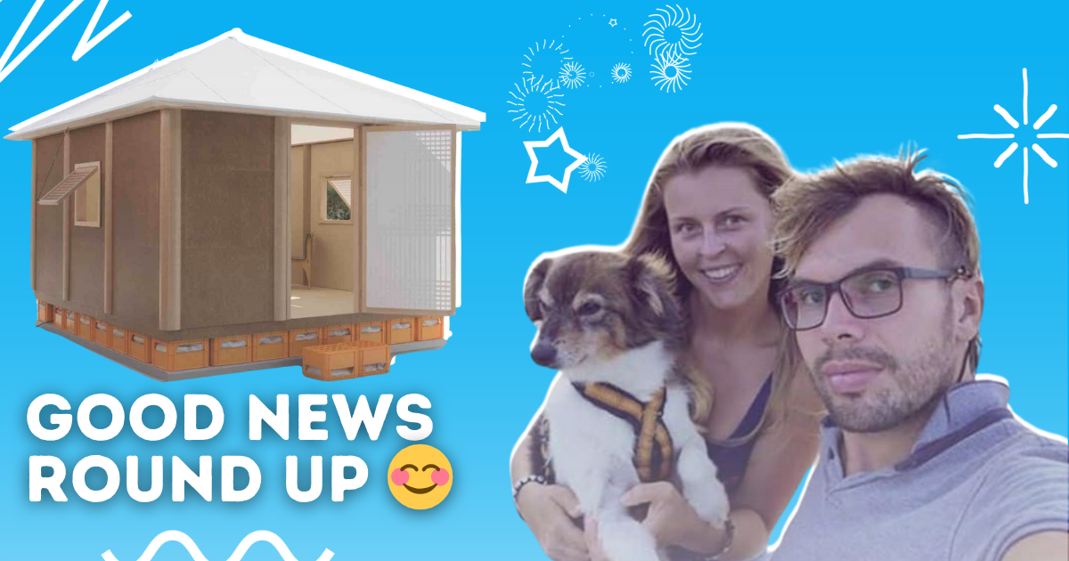 📦 Emergency homes made of paper?